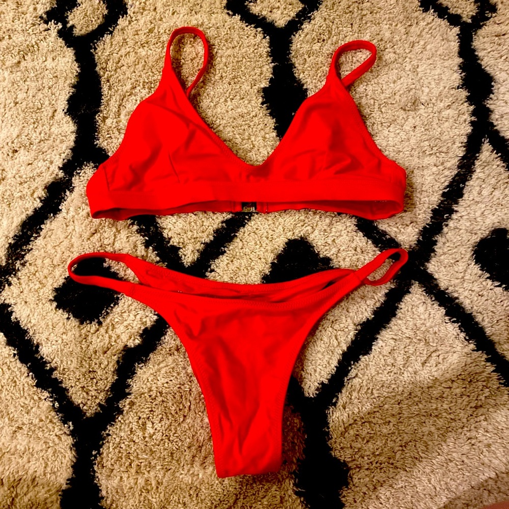 Red Bikini Set